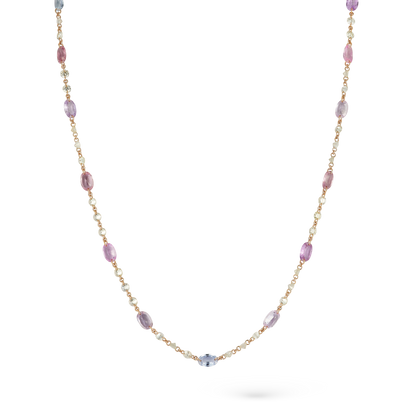 18k White Gold Diamond and Sapphire Necklace — photo 1 of 2