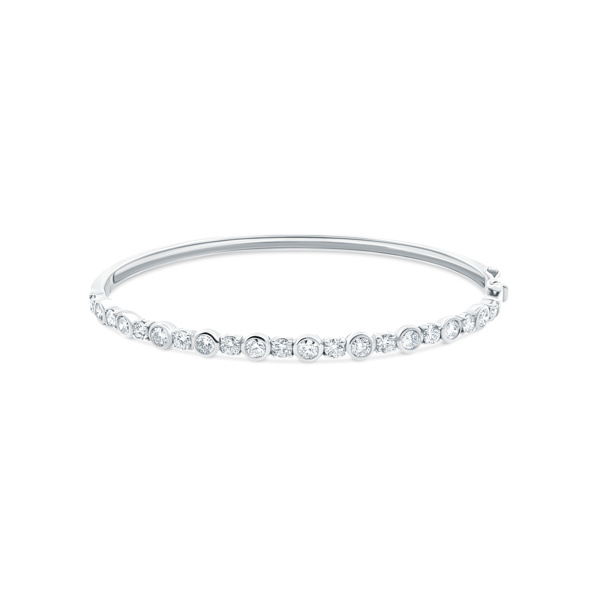 1.88ct 14k Gold Diamond Bangle — photo 1 of 3