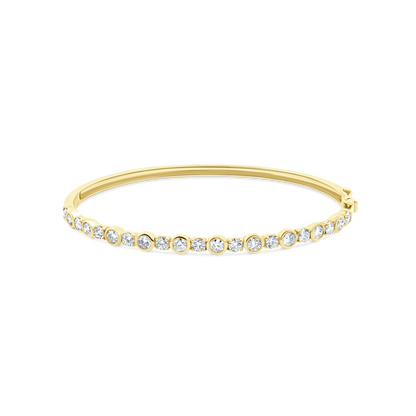 1.88ct 14k Gold Diamond Bangle — photo 3 of 3