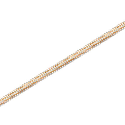 3.00ct 14k Yellow Gold Diamond Bracelet — photo 1 of 2