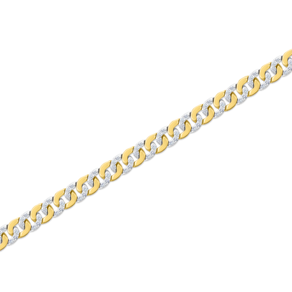 2.69ct 18k Yellow Gold Diamond Link Bracelet — photo 1 of 2
