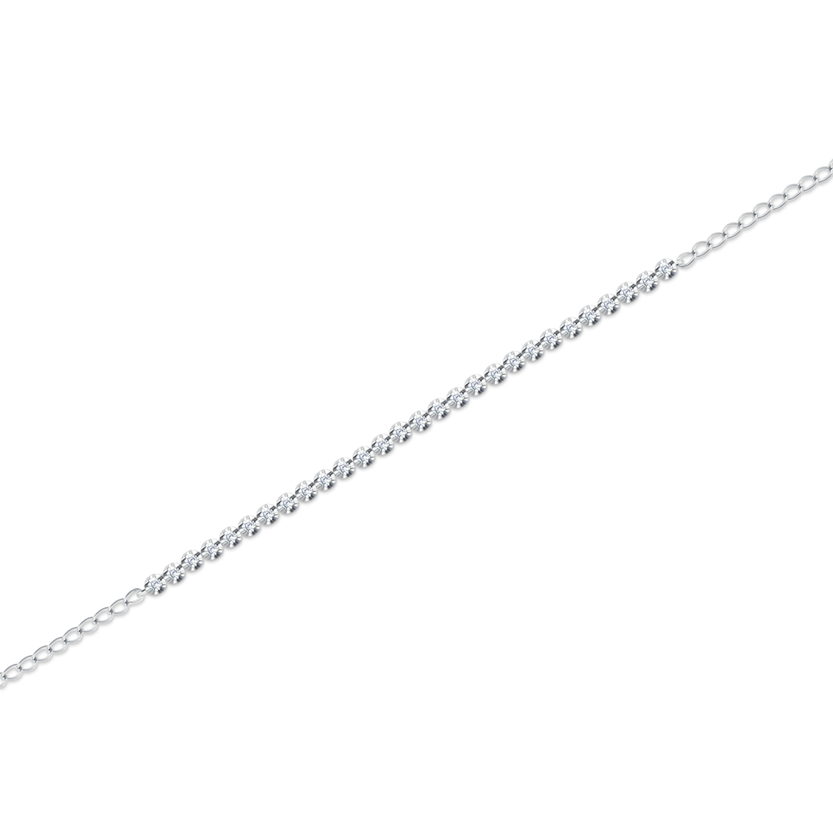 .98ct 14k White Gold Diamond Bracelet — photo 1 of 1