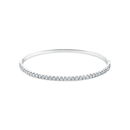 18k White Gold Diamond Bangle — photo 1 of 3