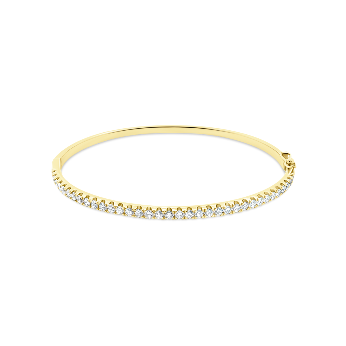 1.45ct 18k Yellow Gold Diamond Bangle — photo 1 of 2