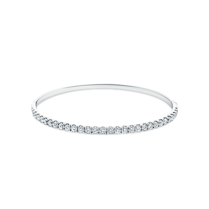 18k White Gold Diamond Bangle — photo 3 of 3