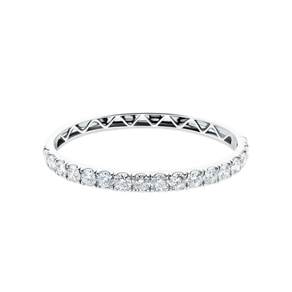 18k White Gold Diamond Bangle — photo 3 of 3