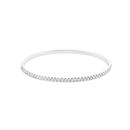 1.00ct 18k Gold Diamond Bangle — photo 3 of 4