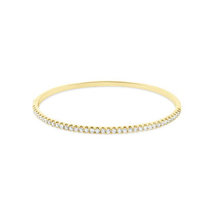 1.00ct 18k Gold Diamond Bangle — photo 1 of 4