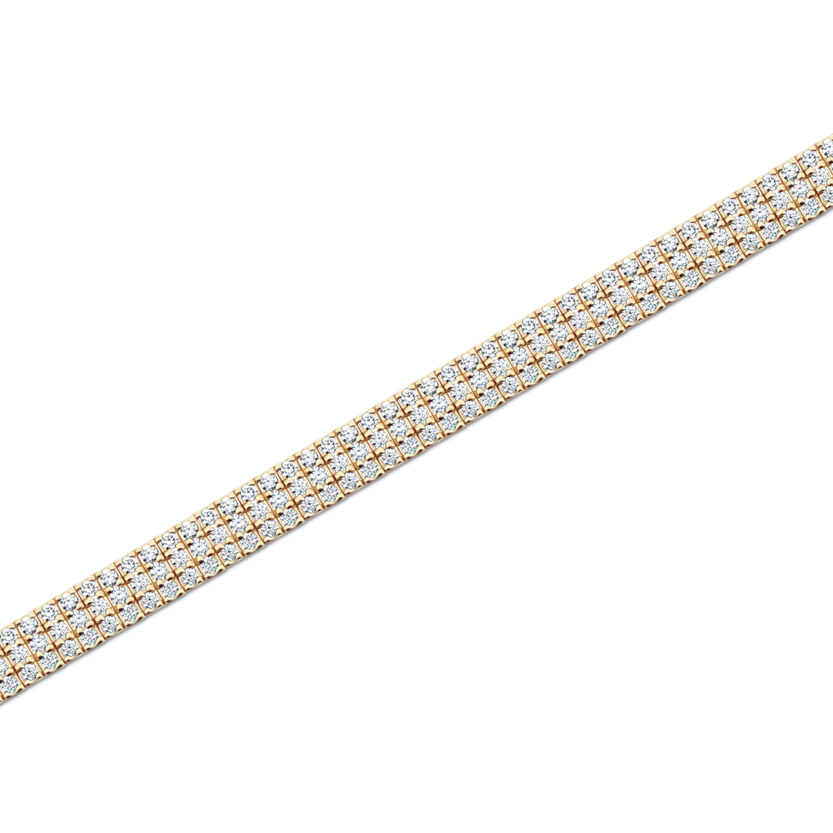 9.00ct 14k Yellow Gold Diamond Bracelet — photo 1 of 1