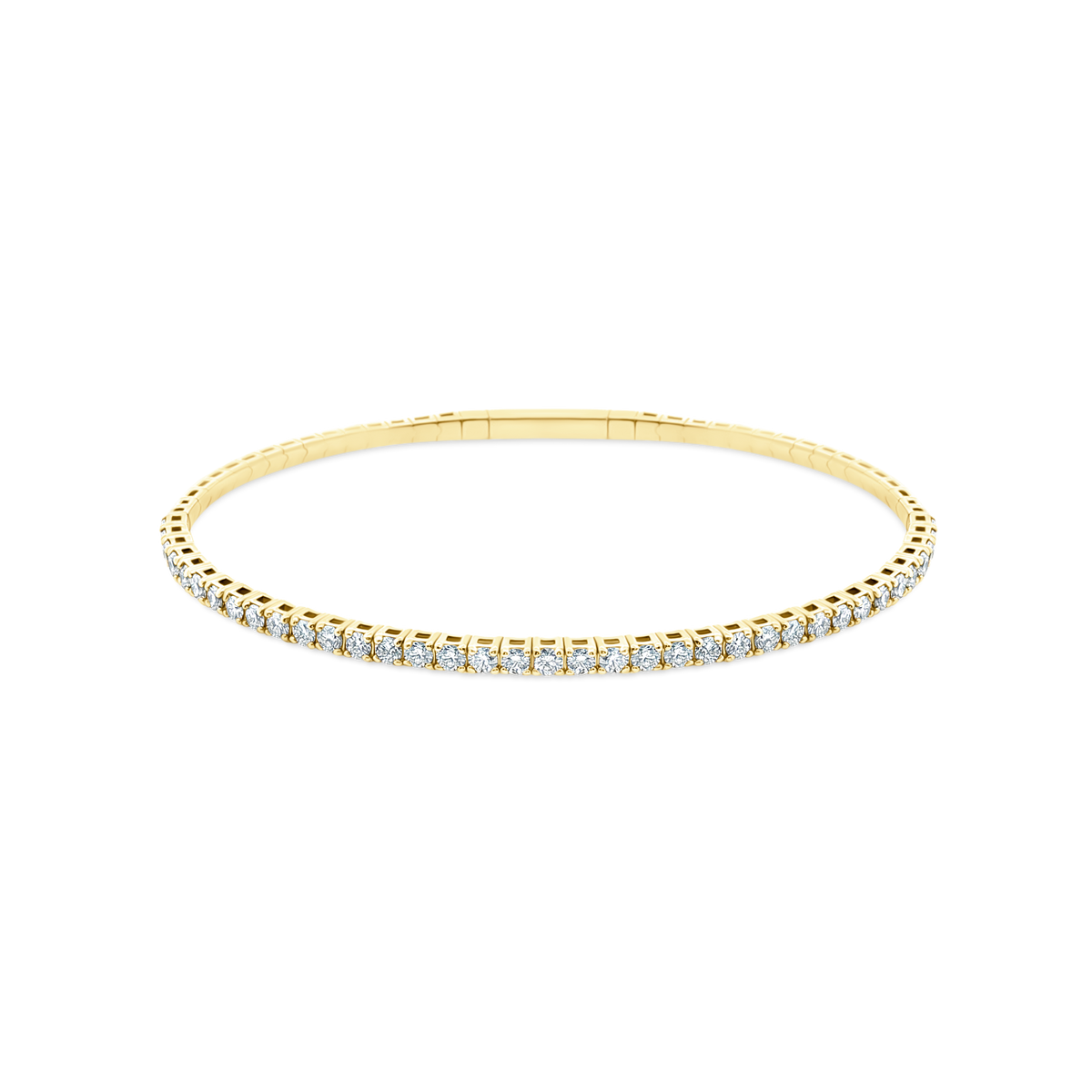 1.50ct 14k Gold Diamond Flex Bangle — photo 1 of 3