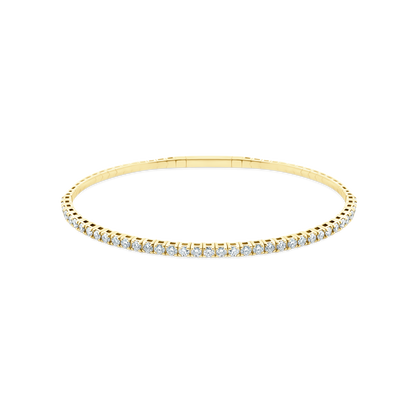 1.50ct 14k Gold Diamond Flex Bangle — photo 1 of 3