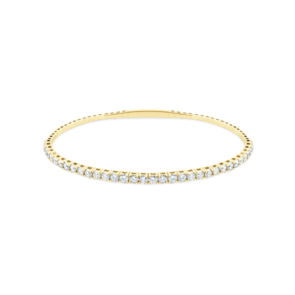 2.00ct 14k Gold Diamond Flex Bangle — photo 1 of 3