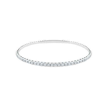 2.00ct 14k Gold Diamond Flex Bangle — photo 3 of 3