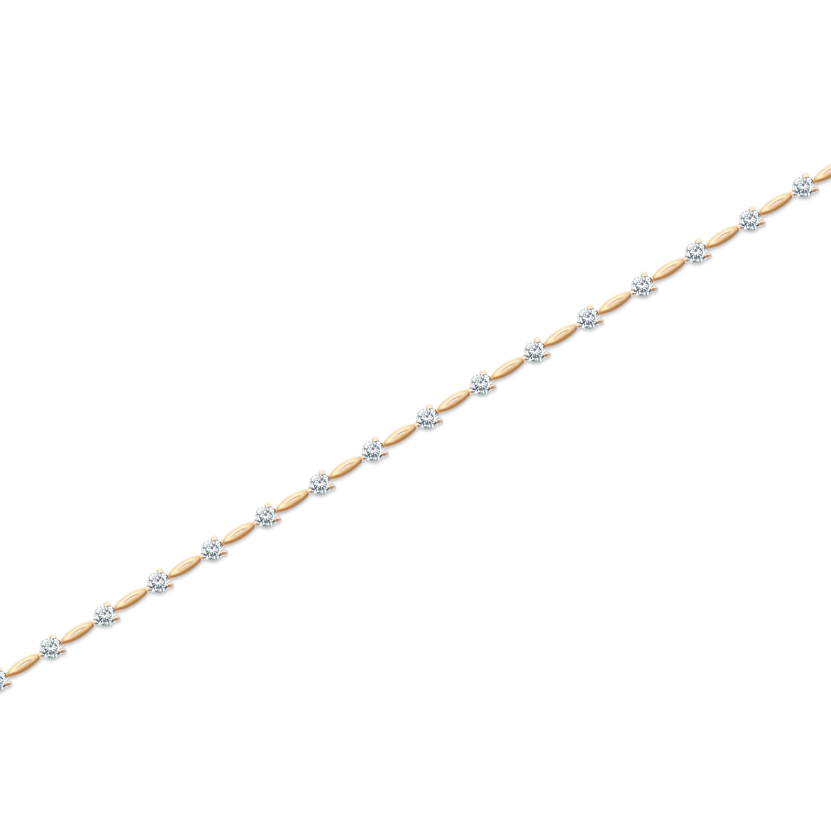 2.00ct 14k Yellow Gold Diamond Bracelet — photo 1 of 2
