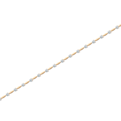 2.00ct 14k Yellow Gold Diamond Bracelet — photo 1 of 2
