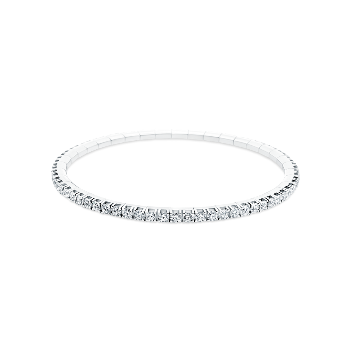 18k White Gold Diamond Stretch Bracelet — photo 1 of 3