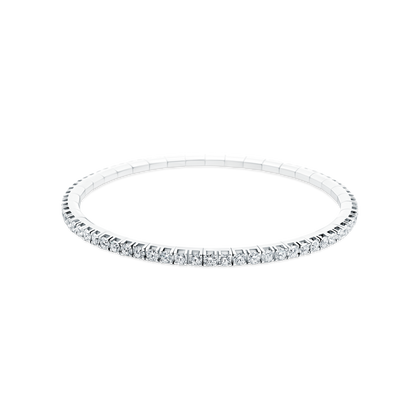 18k White Gold Diamond Stretch Bracelet — photo 1 of 3