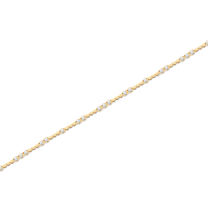 .75ct 14k Yellow Gold Diamond Bracelet — photo 1 of 2