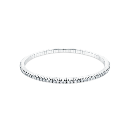 1.81ct 14k White Gold Diamond Stretch Bracelet — photo 1 of 2