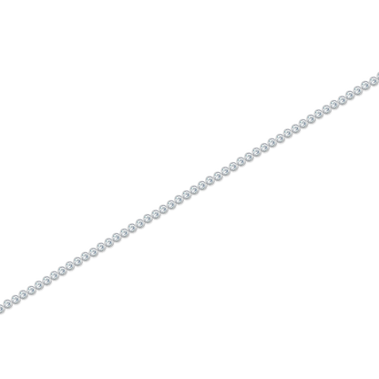 2.00ct 14k White Gold Bezel Set Diamond Bracelet — photo 1 of 2
