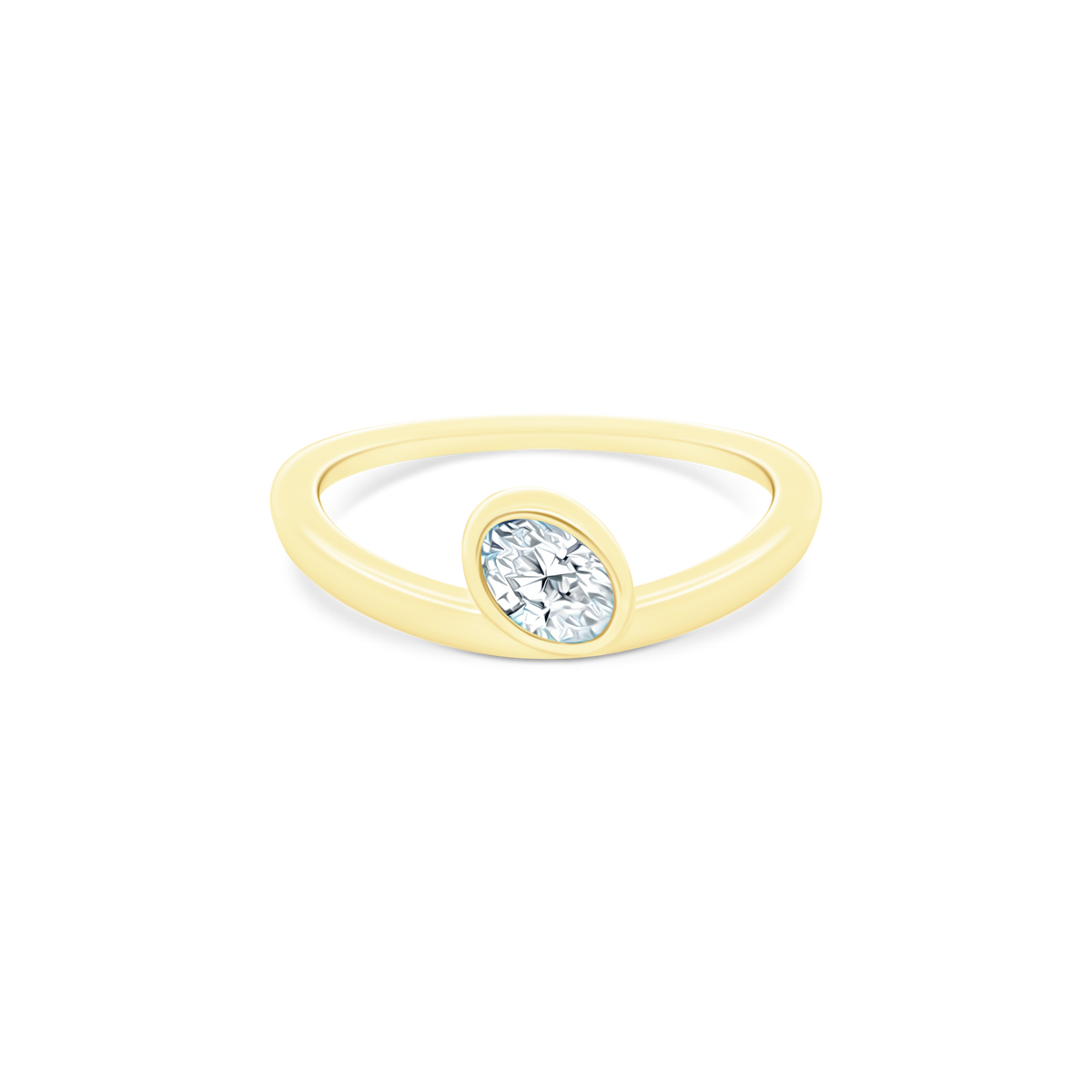 .36ct 14k Yellow Gold Diamond Ring - SKU 130-2014