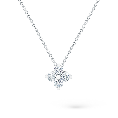 .50ct 14k White Gold Diamond Pendant - SKU 160-5287