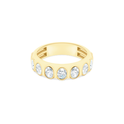 1.07ct 18k Yellow Gold Diamond Band - SKU 110-8979