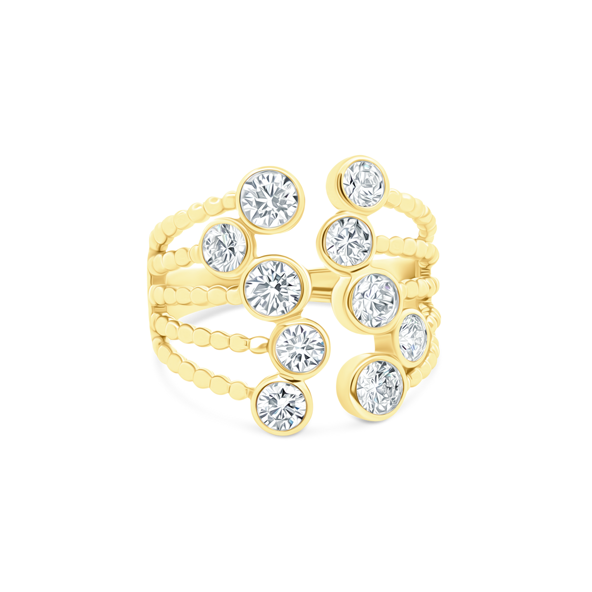 1.13ct 18k Yellow Gold Diamond Ring - SKU 130-2031