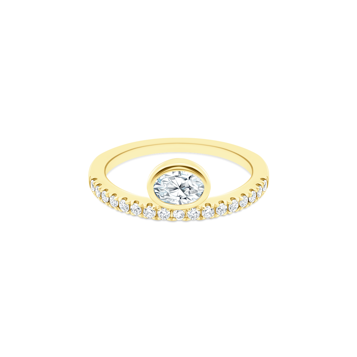 .60ct 14k Yellow Gold Diamond Ring - SKU 130-2015