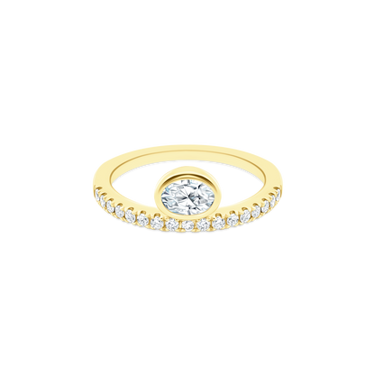 .60ct 14k Yellow Gold Diamond Ring - SKU 130-2015