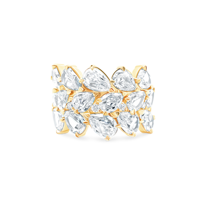 4.59ct 18k Yellow Gold Diamond Ring - SKU 130-2050