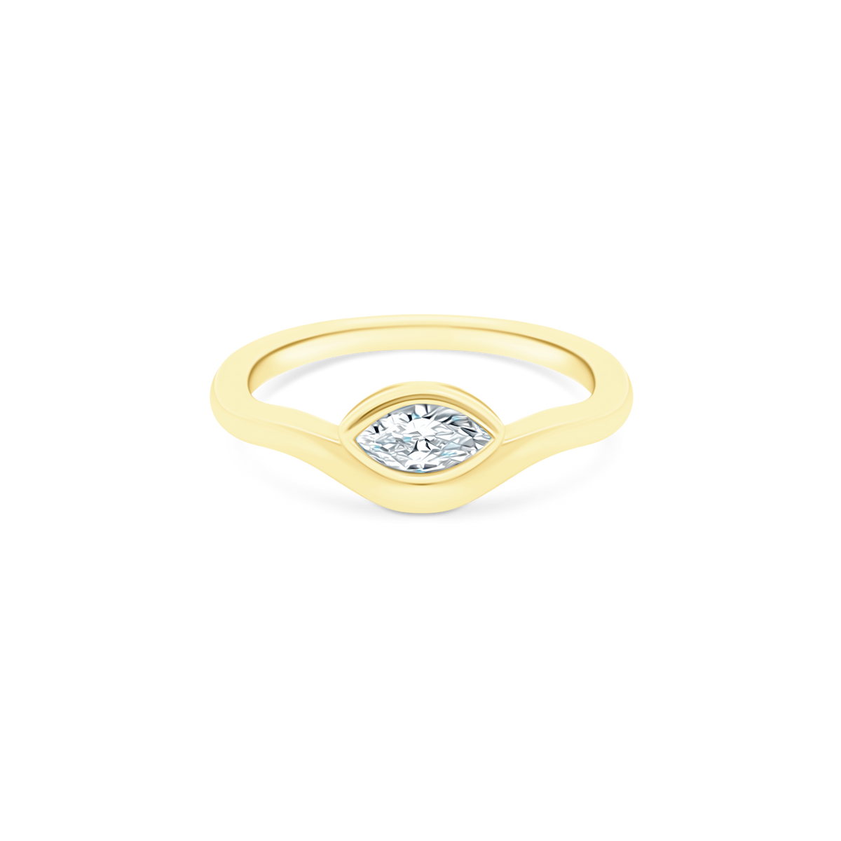 .24ct 14k Yellow Gold Diamond Ring - SKU 130-2016