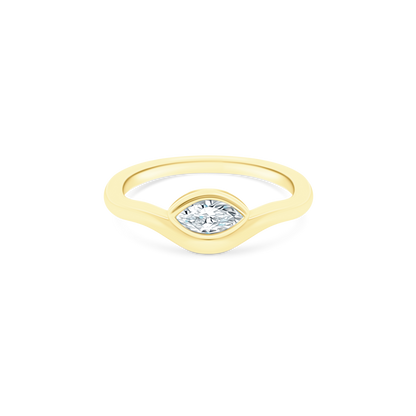 .24ct 14k Yellow Gold Diamond Ring - SKU 130-2016