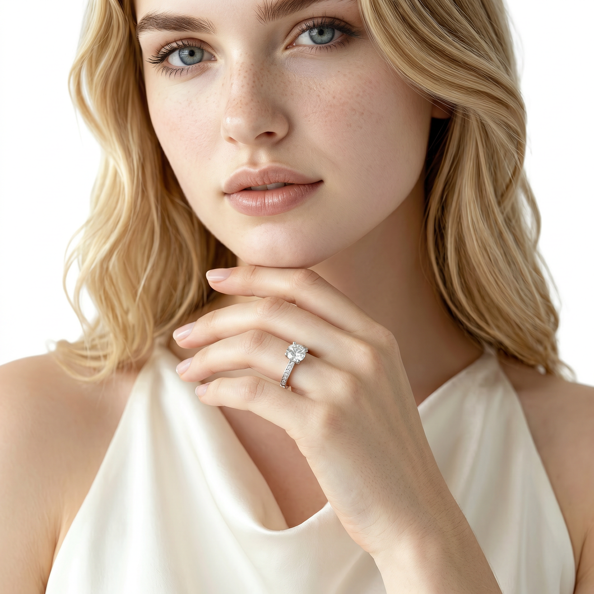 Tacori Round Diamond Channel Engagement Ring — photo 2 of 3
