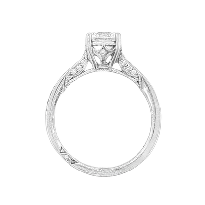 Tacori Round Diamond Channel Engagement Ring — photo 3 of 3