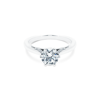 Tacori Round Solitaire Diamond Engagement Ring — photo 1 of 3