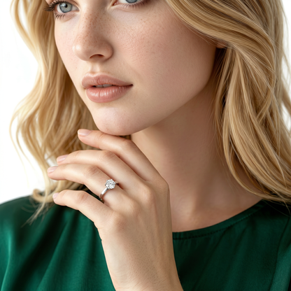 Tacori Round Solitaire Diamond Engagement Ring — photo 2 of 3