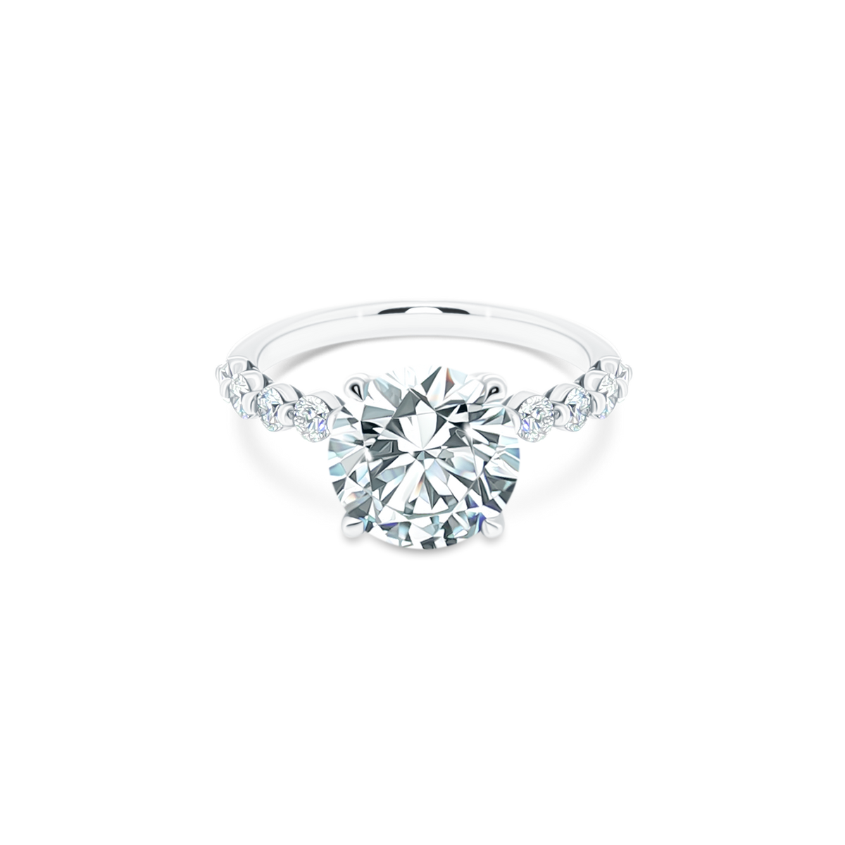 Tacori Round Solitaire Diamond Engagement Ring — photo 1 of 3