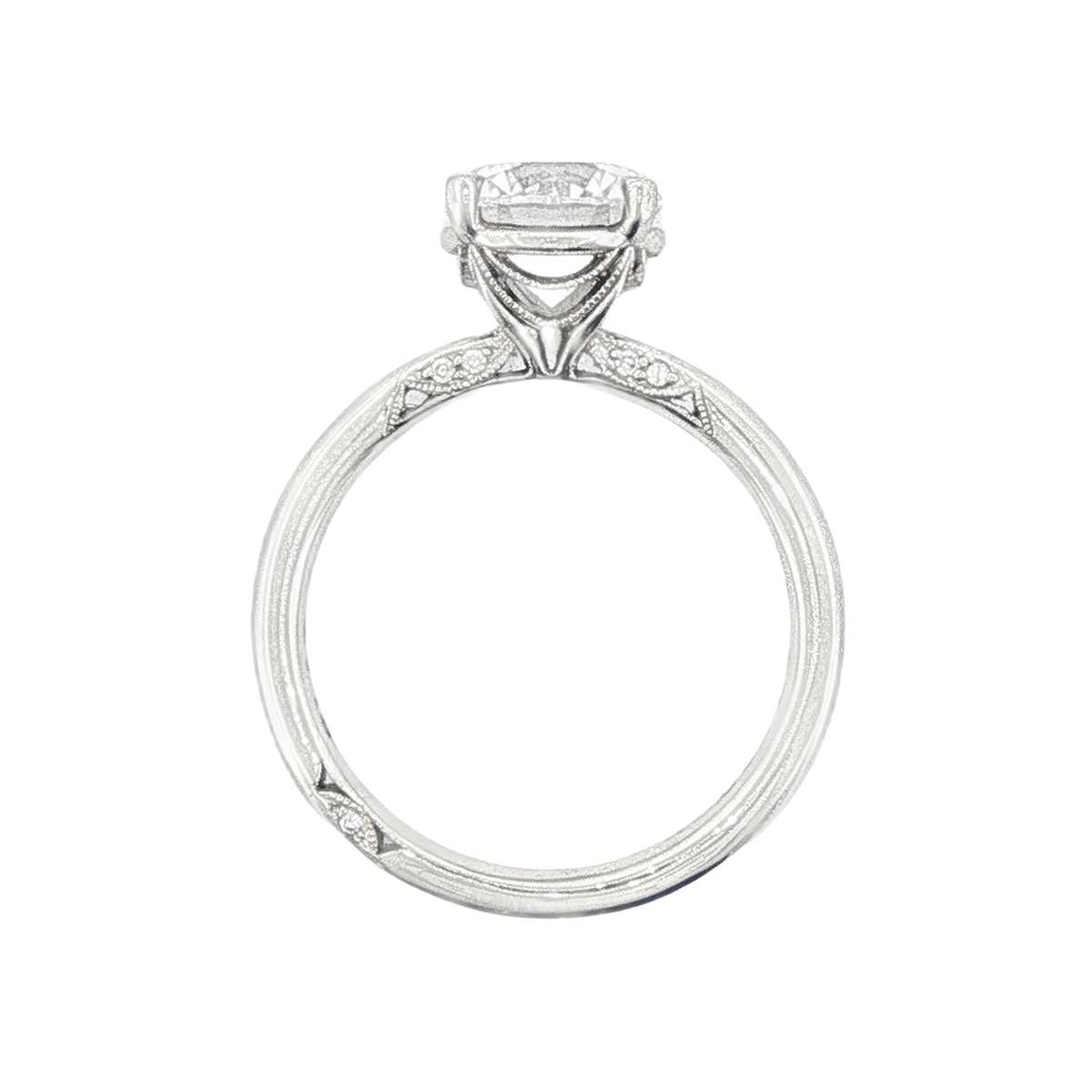 Tacori Round Solitaire Diamond Engagement Ring — photo 3 of 3