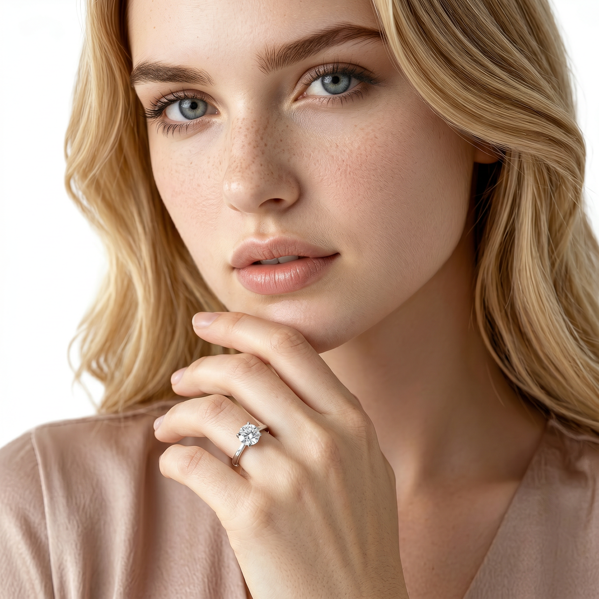 Tacori Round Solitaire Diamond Engagement Ring — photo 2 of 3