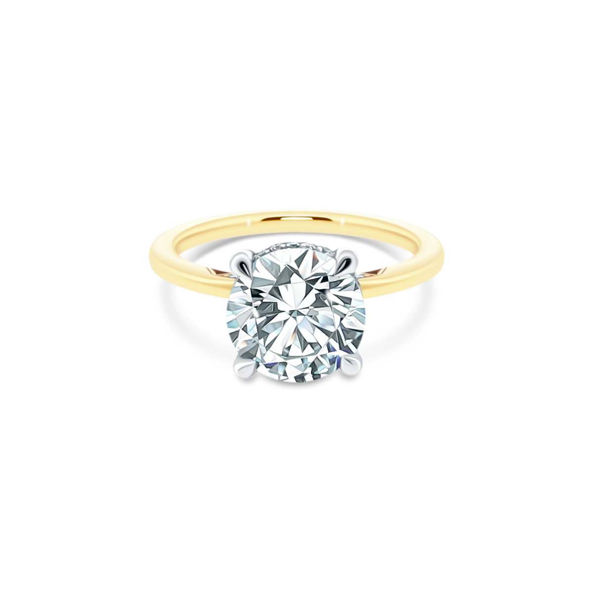 Tacori Round Solitaire Diamond Engagement Ring — photo 1 of 3