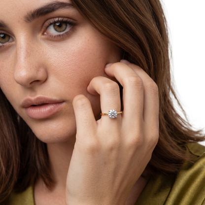 Tacori Round Solitaire Diamond Engagement Ring — photo 2 of 3