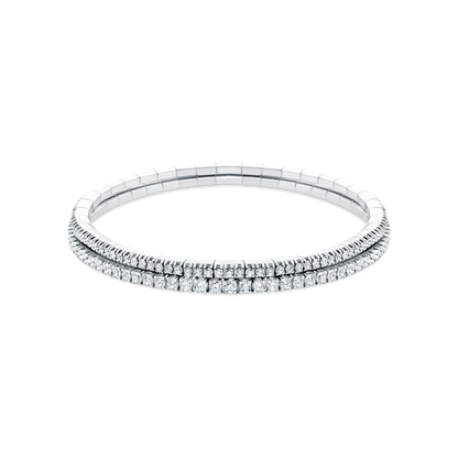 18k White Gold Diamond Stretch Bracelet — photo 3 of 3