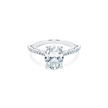 Tacori Oval Diamond Pave Engagement Ring — photo 1 of 3