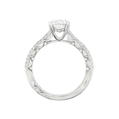 Tacori Oval Diamond Pave Engagement Ring — photo 3 of 3