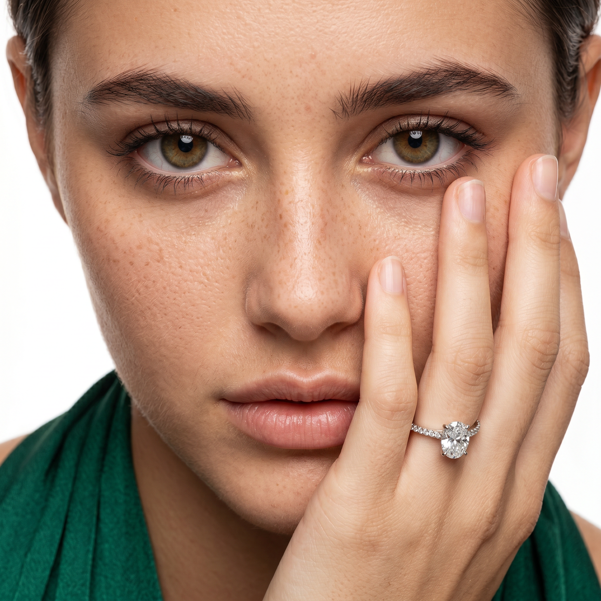 Tacori Oval Diamond Pave Engagement Ring — photo 2 of 3