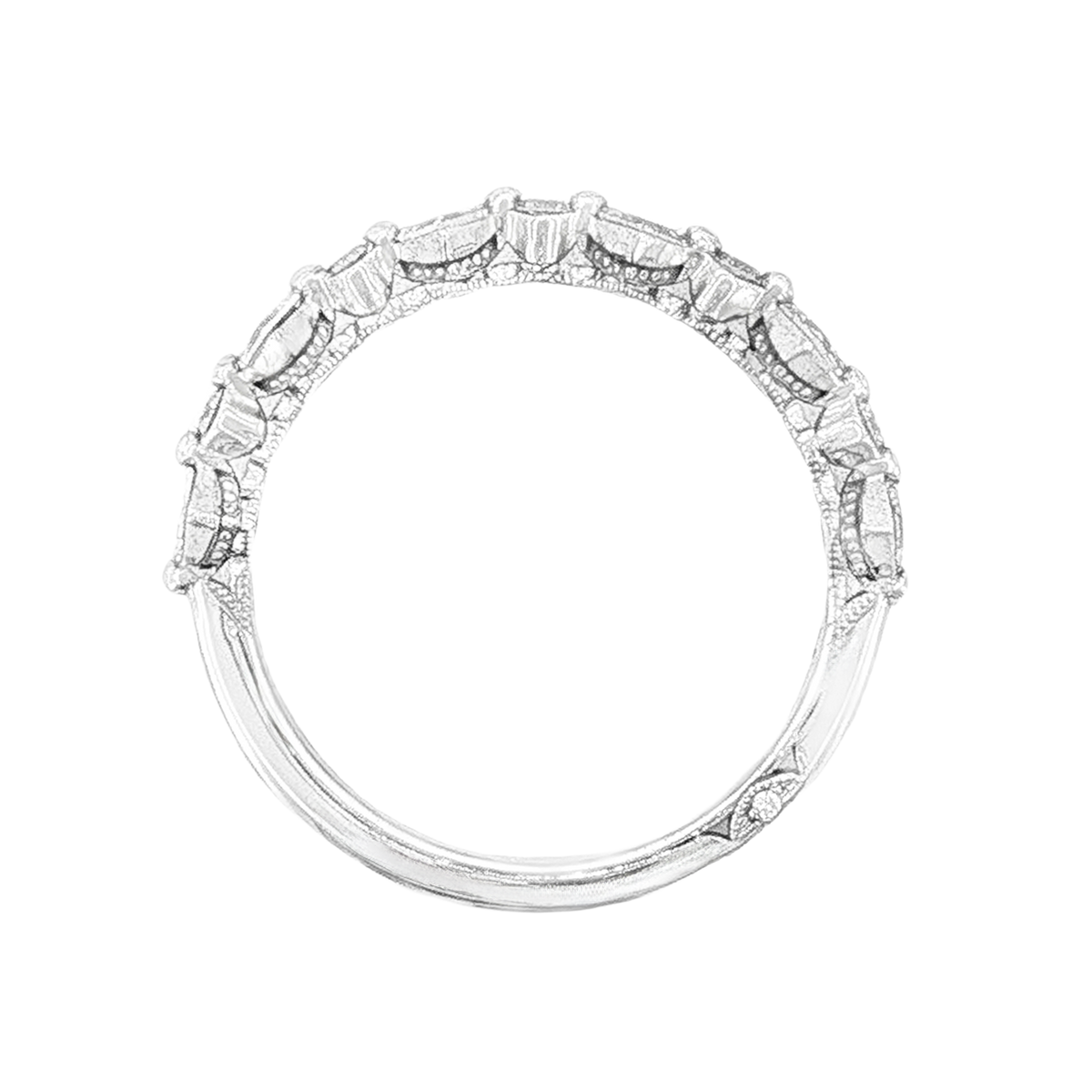 Tacori Round Brilliant Cut Diamond Wedding Ring — photo 3 of 3