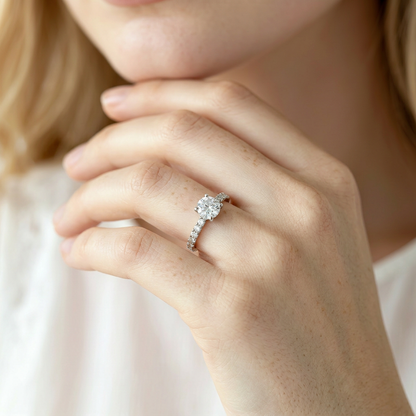 Tacori Round Diamond Pave Engagement Ring — photo 2 of 3