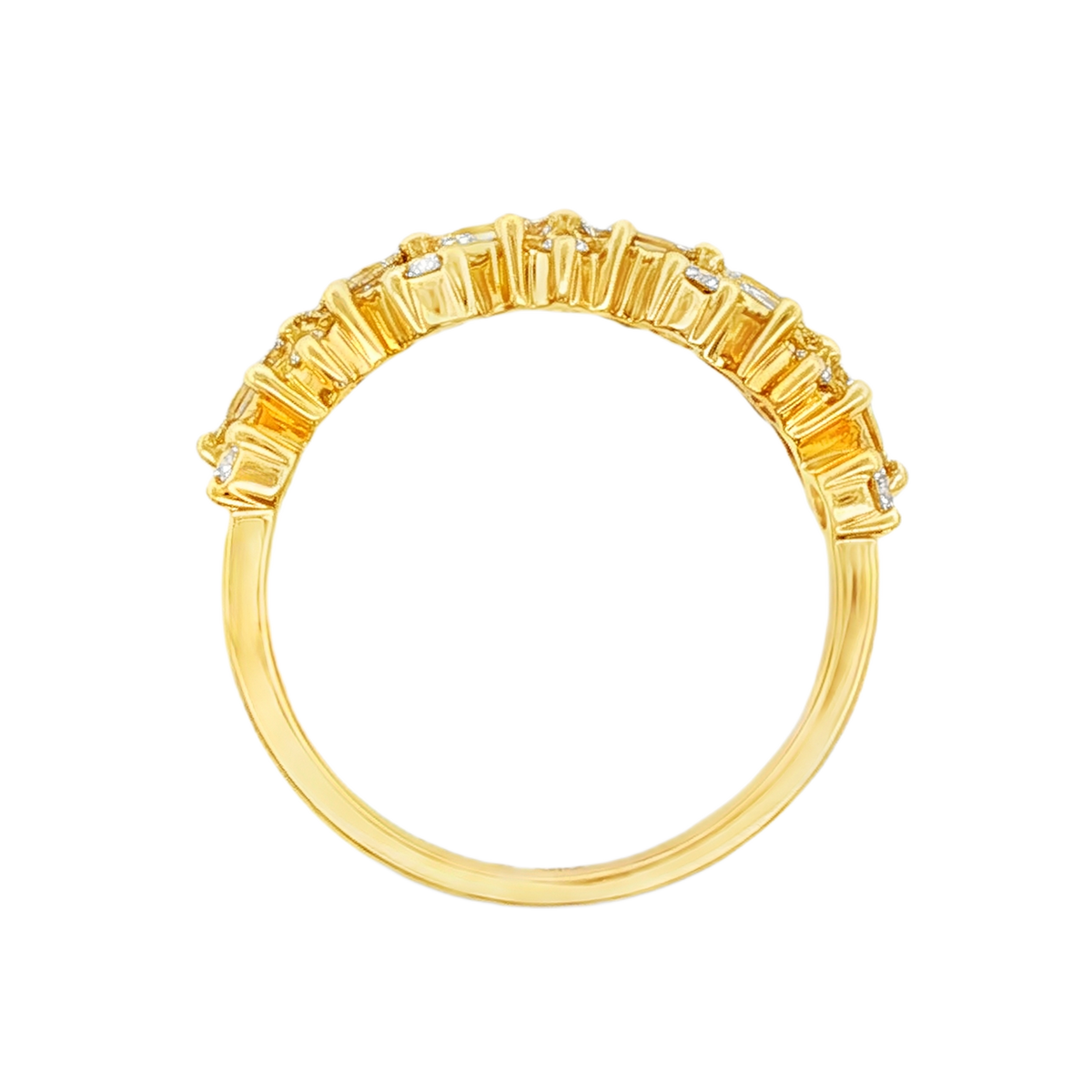 Christopher Designs Mixed Shape Diamond Wedding Ring — photo 3 of 3
