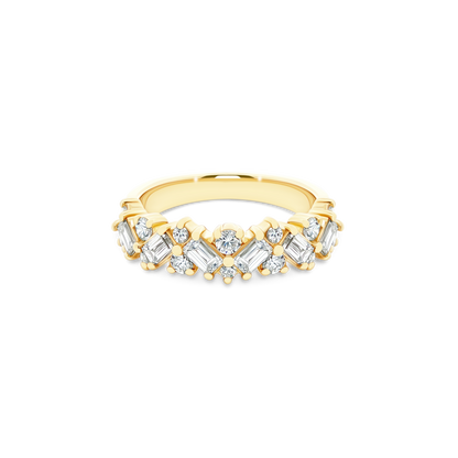 Christopher Designs Mixed Shape Diamond Wedding Ring — photo 1 of 3